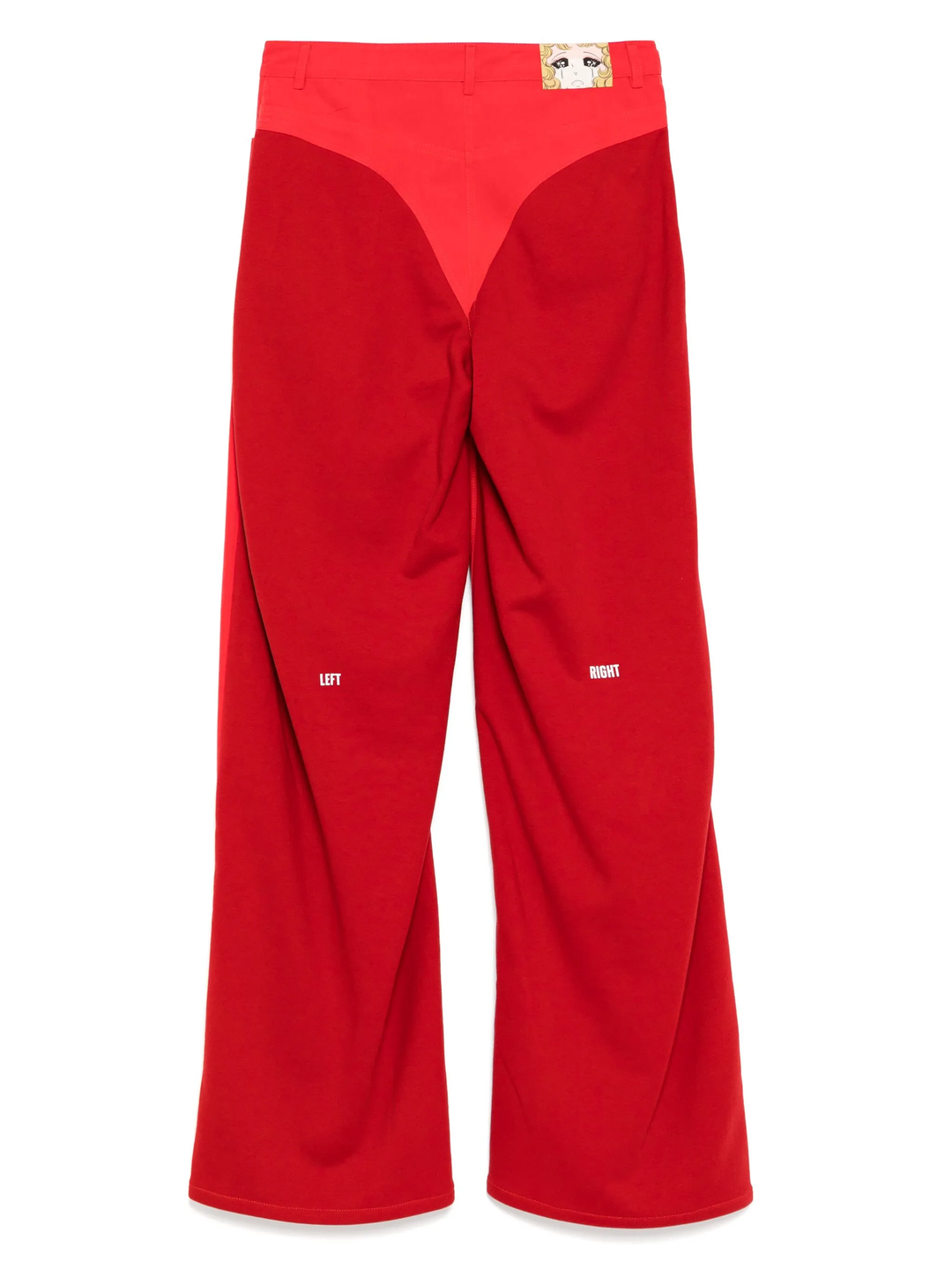 Red Panty Detailed Pants