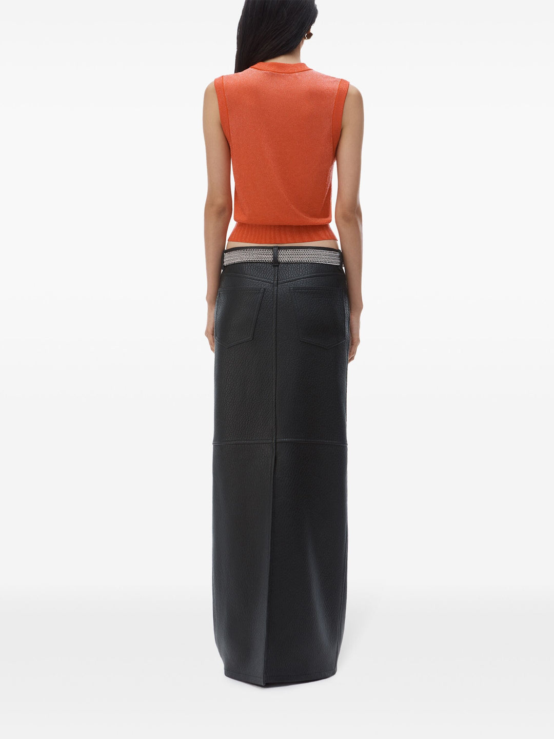 Mockneck Tank In Clear Bead Hotfix