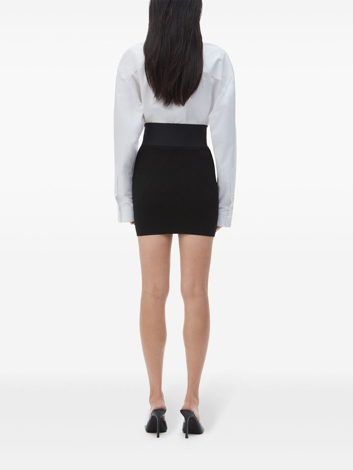 Miniskirt With Logo Elastic