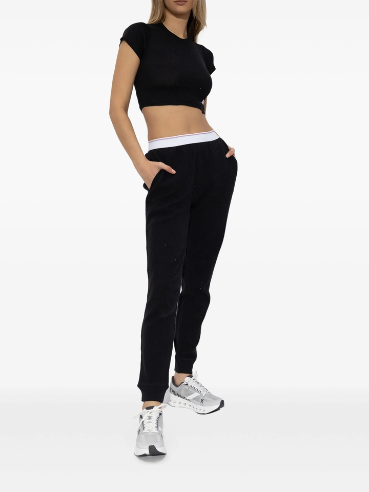 Crystal Hotfix Cropped Tee