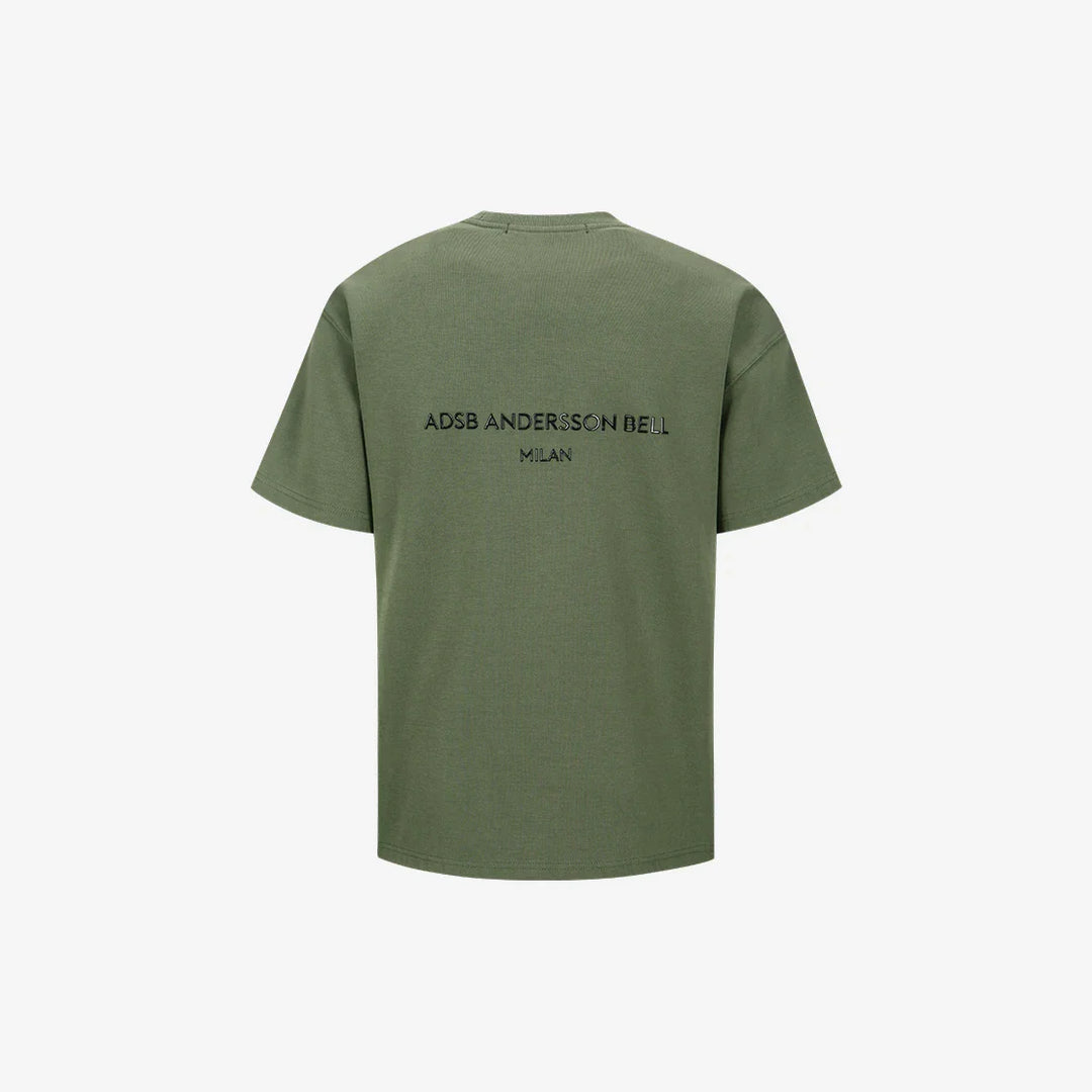 Unisex Stool Patch Logo T-Shirt