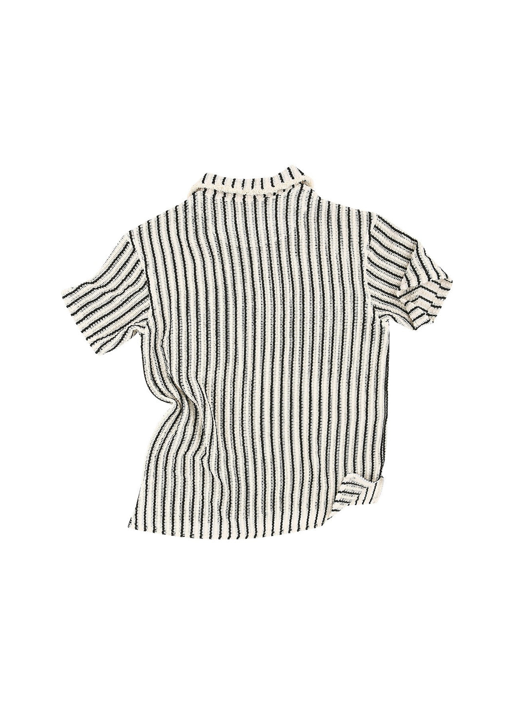 Sheer Stripe Knit Shirt