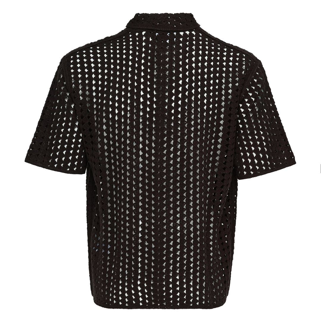 Cut Out Short Sleeve Shirt