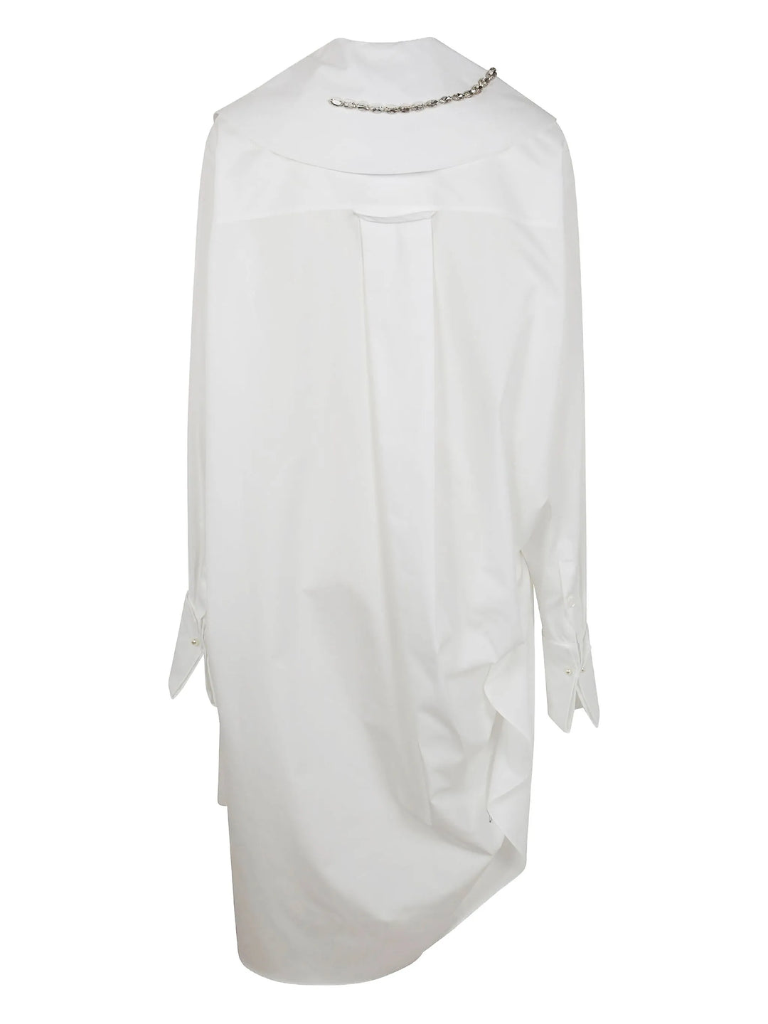 Oversized Gathered Slit Detail Top