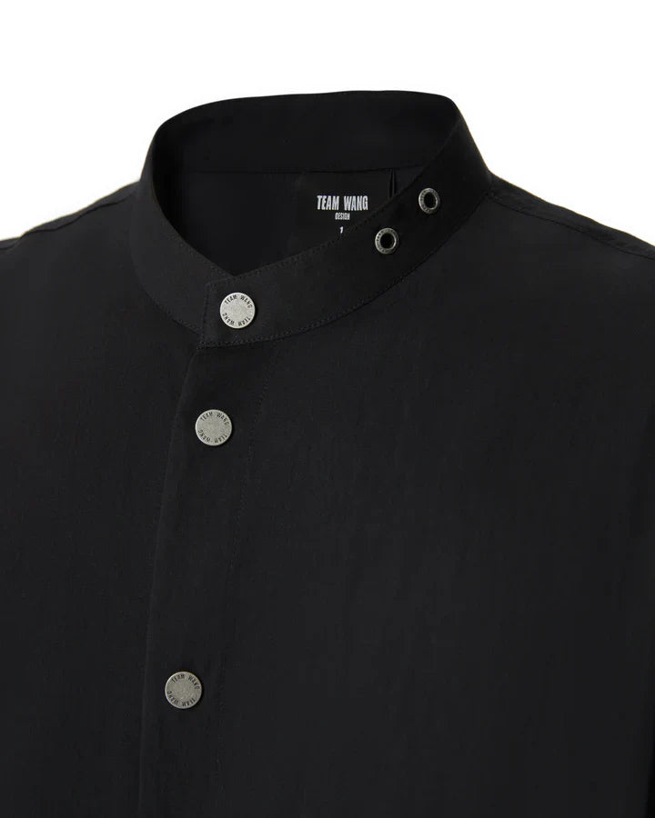 Banded Collar Shirt