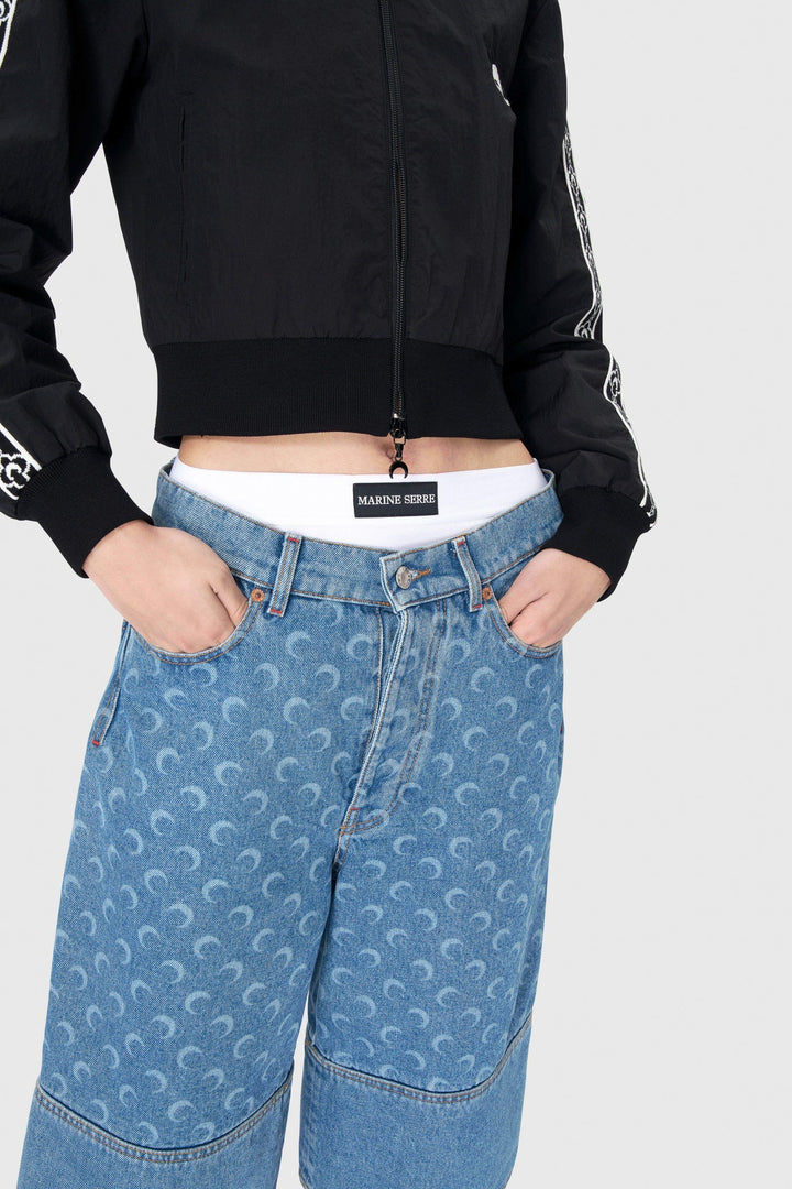 Moon Laser Denim Bermudas