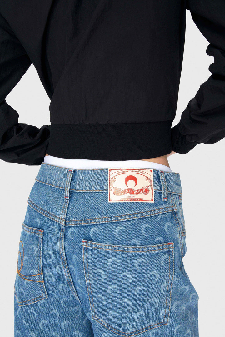 Moon Laser Denim Bermudas