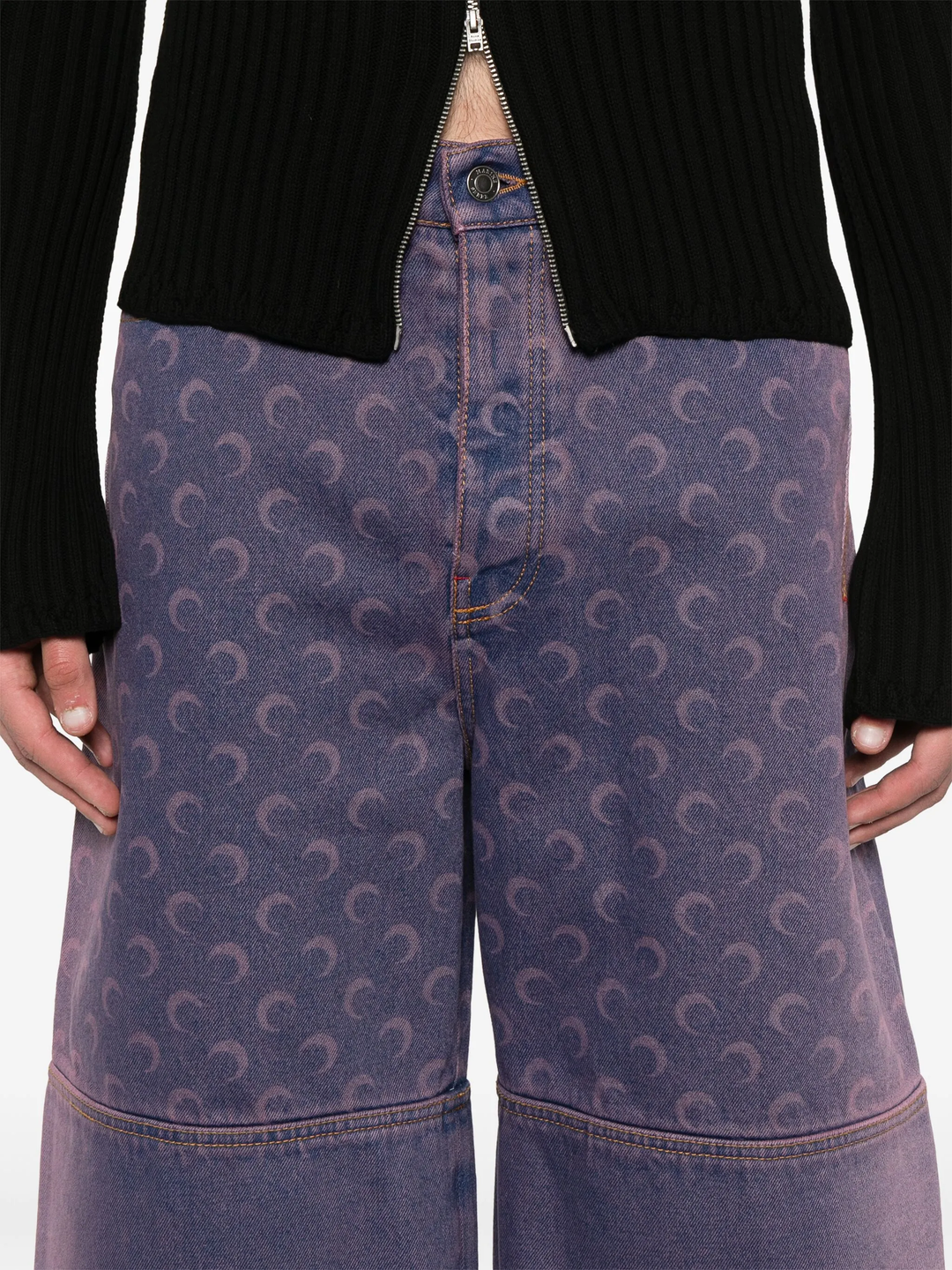 Moon Laser Denim Bermudas