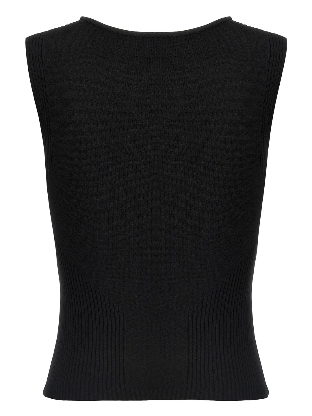 Moon Jewelry Knit Open Neck Top