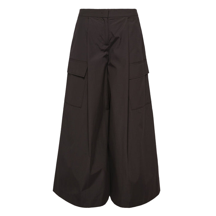 Sheen Cotton Taffeta Cargo Pants