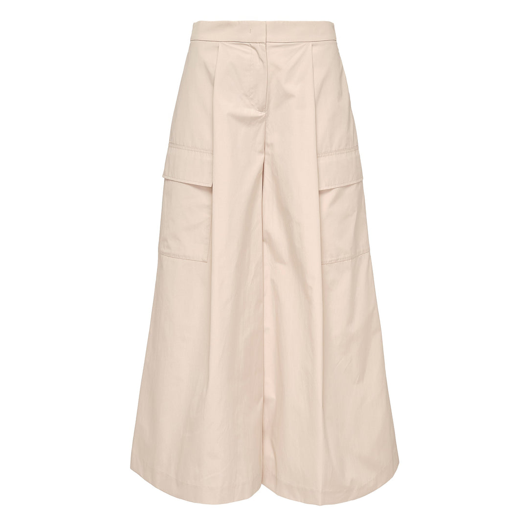 Sheen Cotton Taffeta Cargo Pants