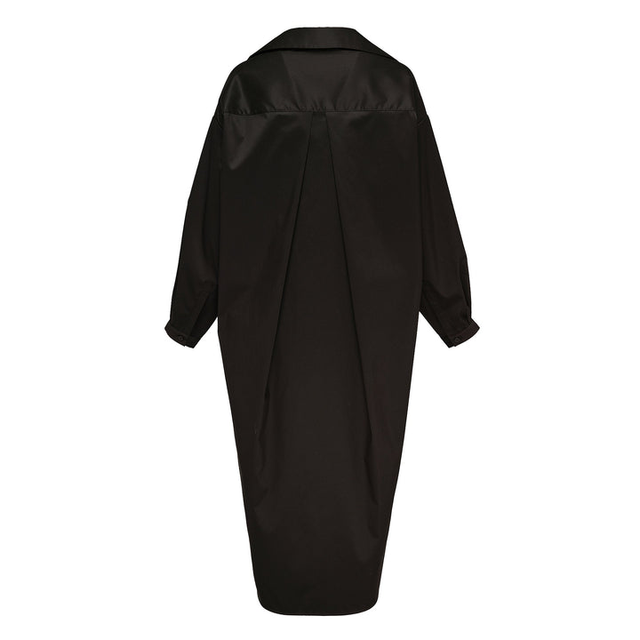 Sheen Silk Cotton Shirt Dress