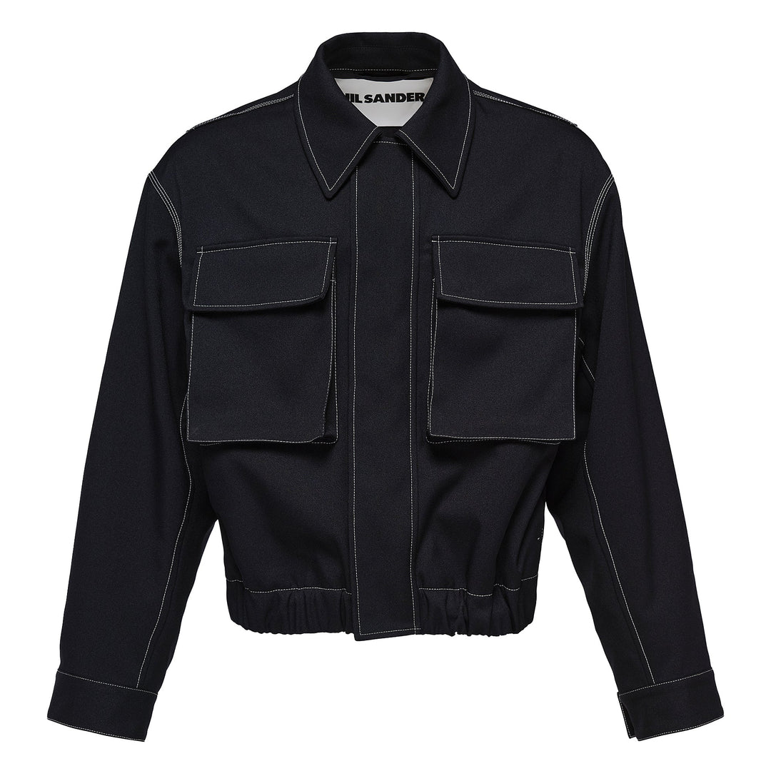Regular Fit Blouson Contrast Stitch