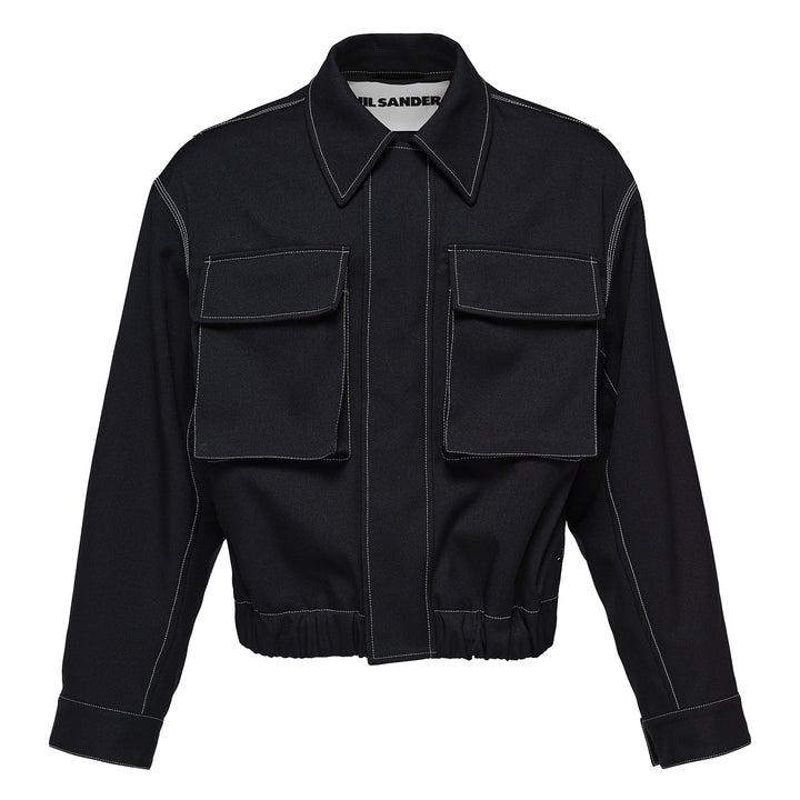 Regular Fit Blouson Contrast Stitch