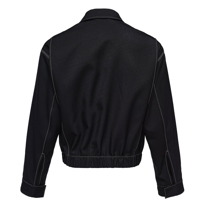 Regular Fit Blouson Contrast Stitch