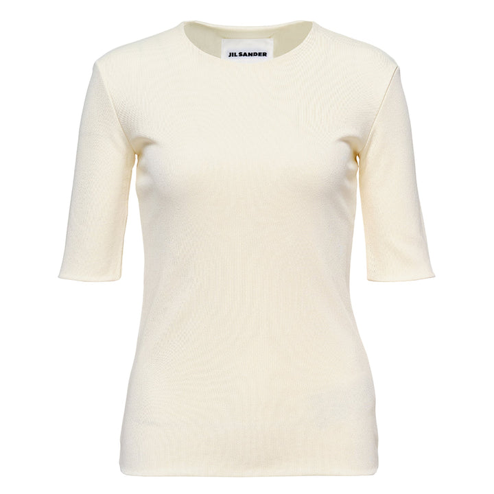 Fluid Viscose Crepe T-Shirt