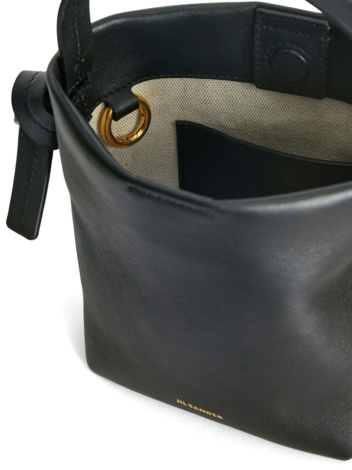 Knot Hobo Mini R-Calf With Canvas Crossbody