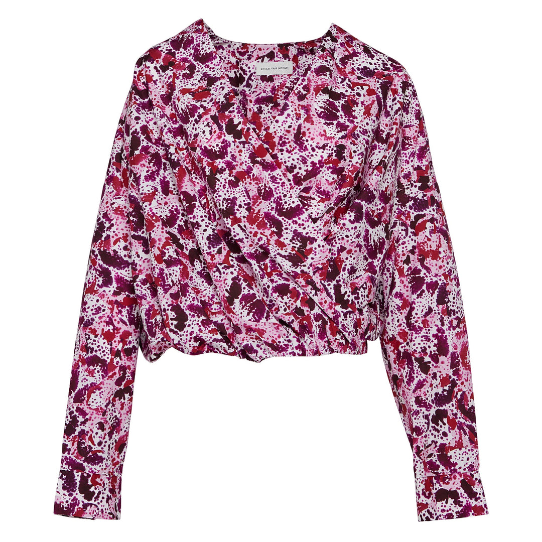 Loose Top With Draped Front