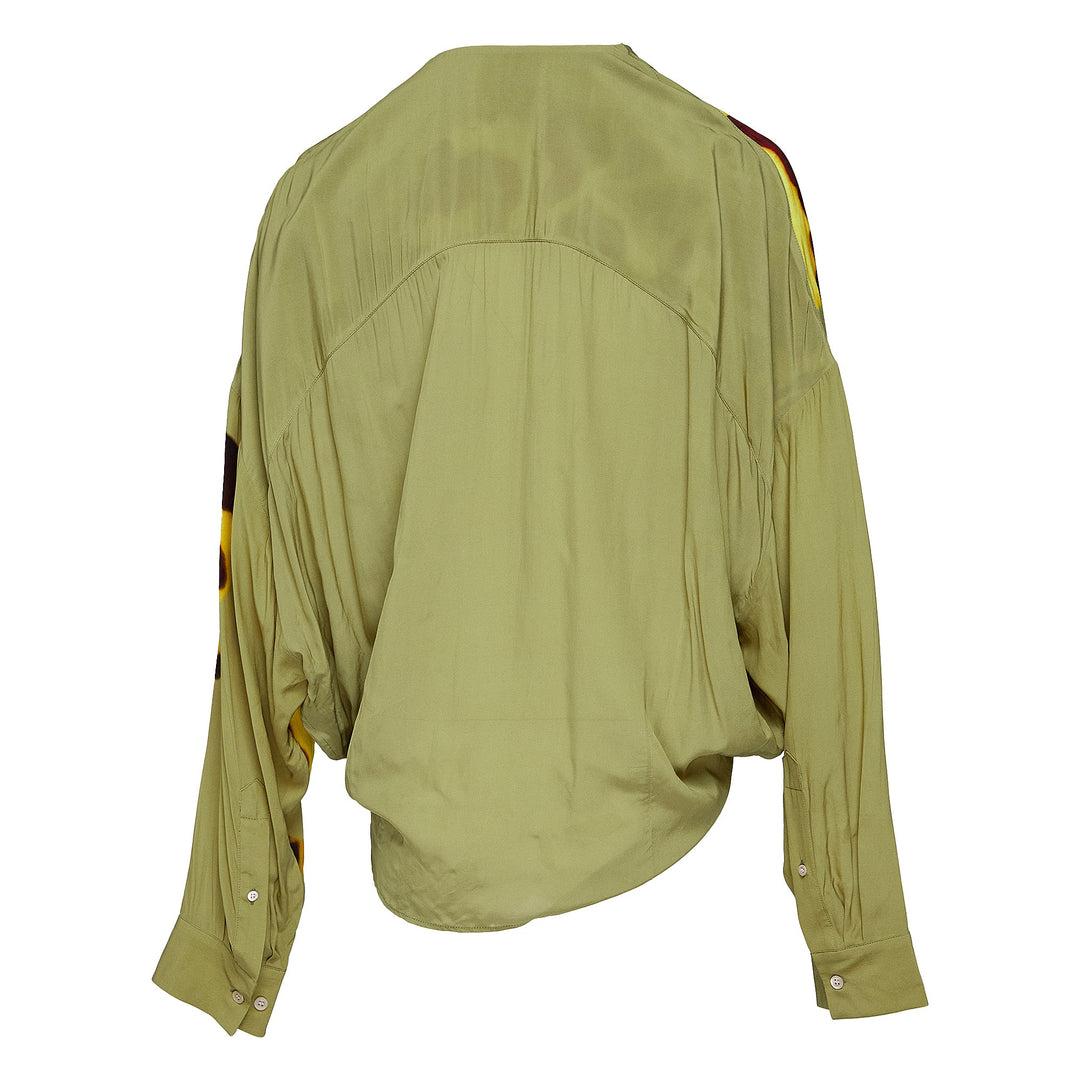 Loose Top With Draped Front