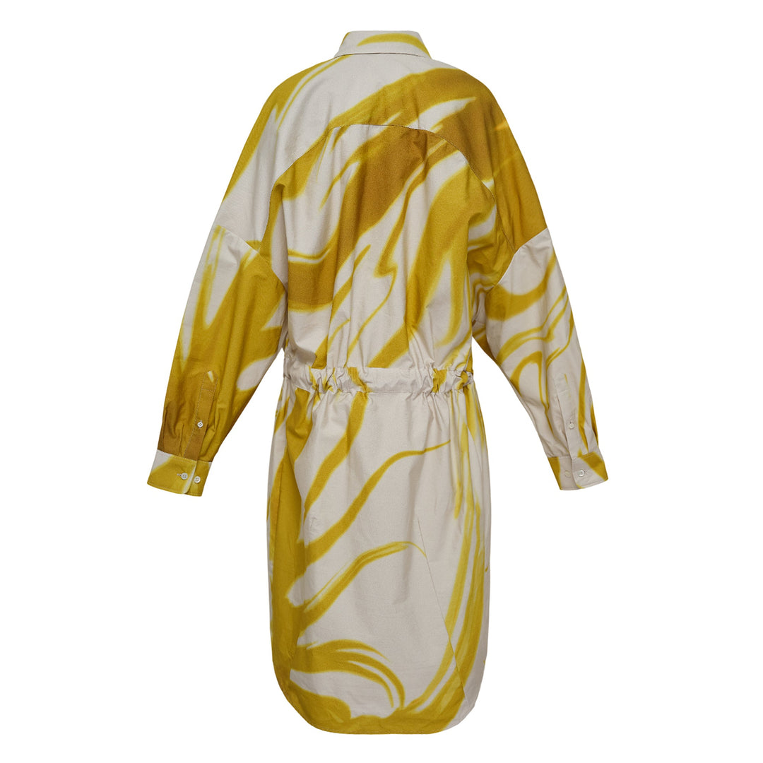 Oversized Cocoon Belted Shirt