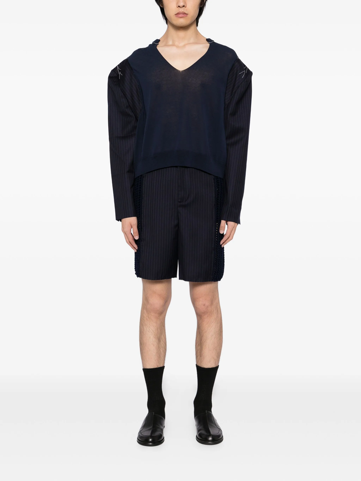 Seamless Knit Sweater Blazer