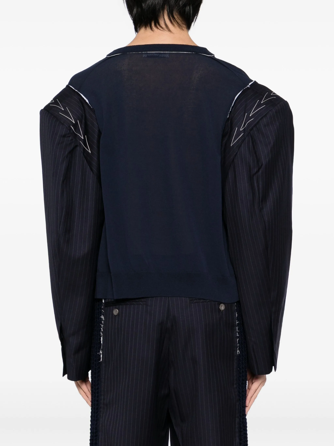 Seamless Knit Sweater Blazer