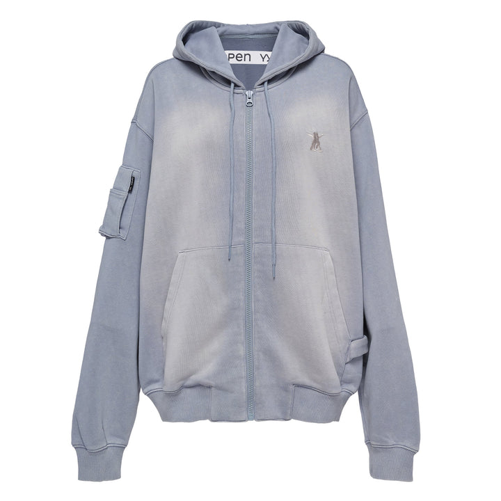 Pocket Washed Box Hoodie