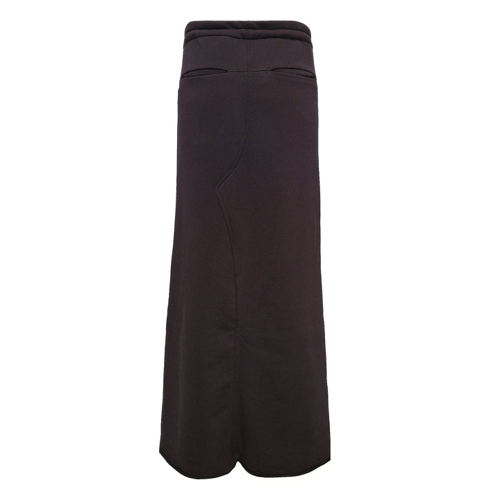 Front Jean Effect Jersey Skirt