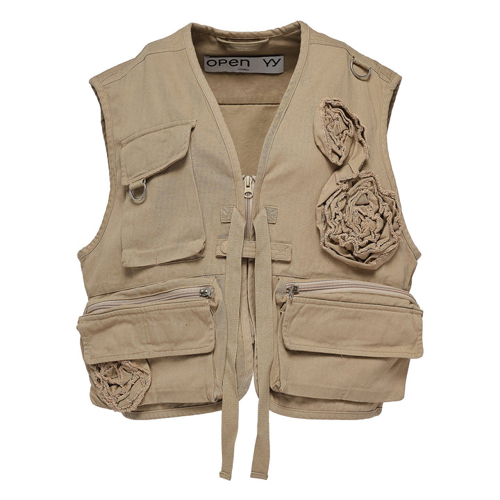 Applique Cargo Vest