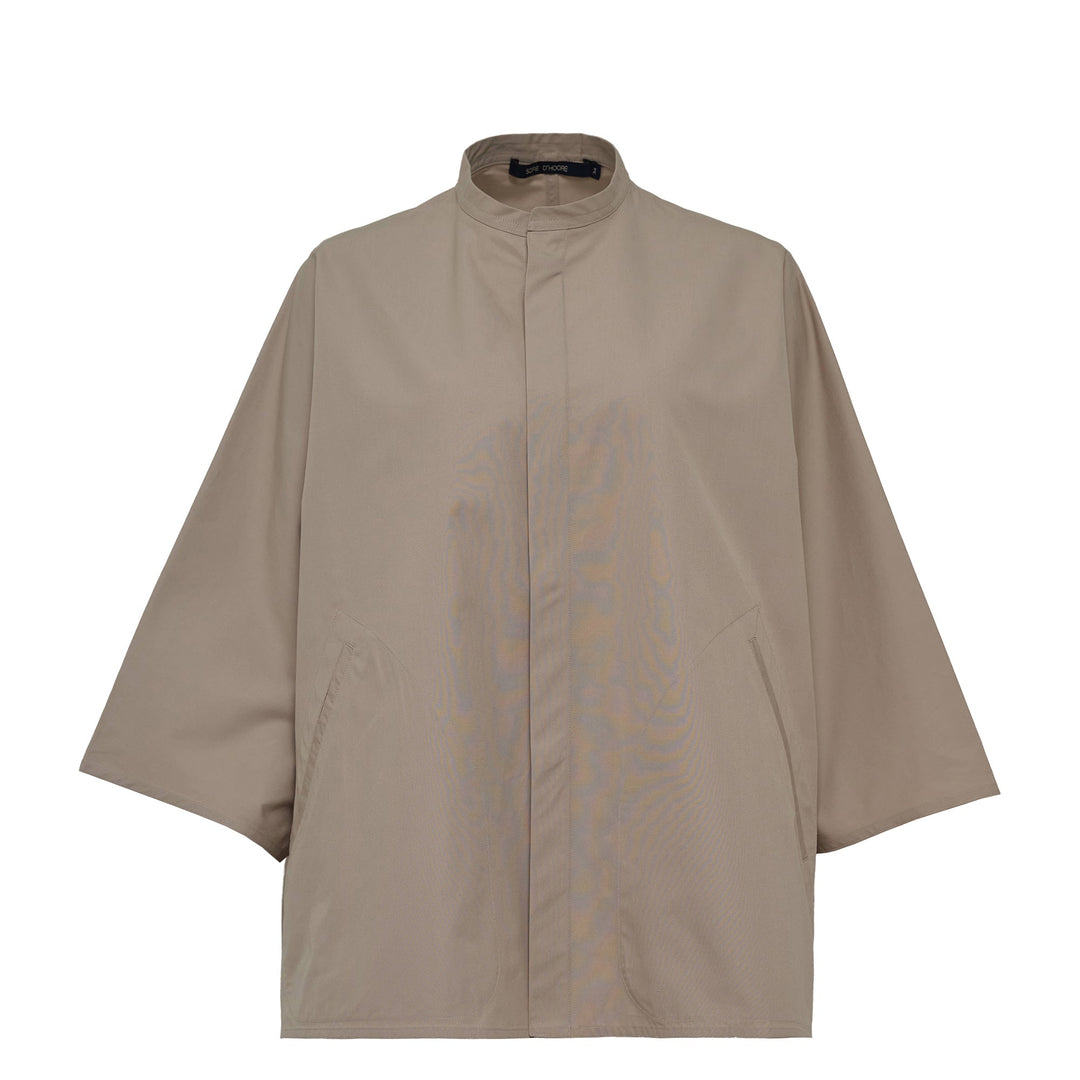 Stand Collar Bracelet Sleeve Top