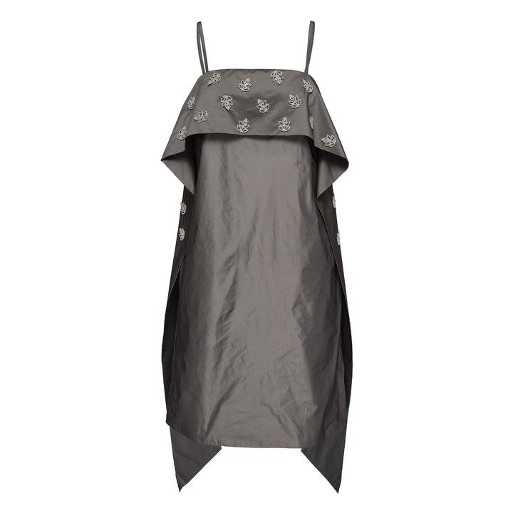 Poly Chambray Soft Taffeta Dress