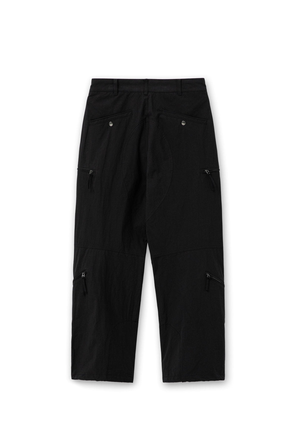 Wooyoungmi Black Zipper Pants - view 2