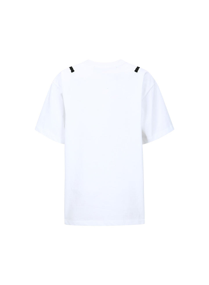 Lace Corset Oversized T-Shirt