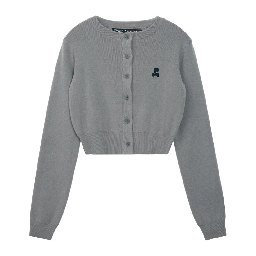 Cropped Knit Cardigan