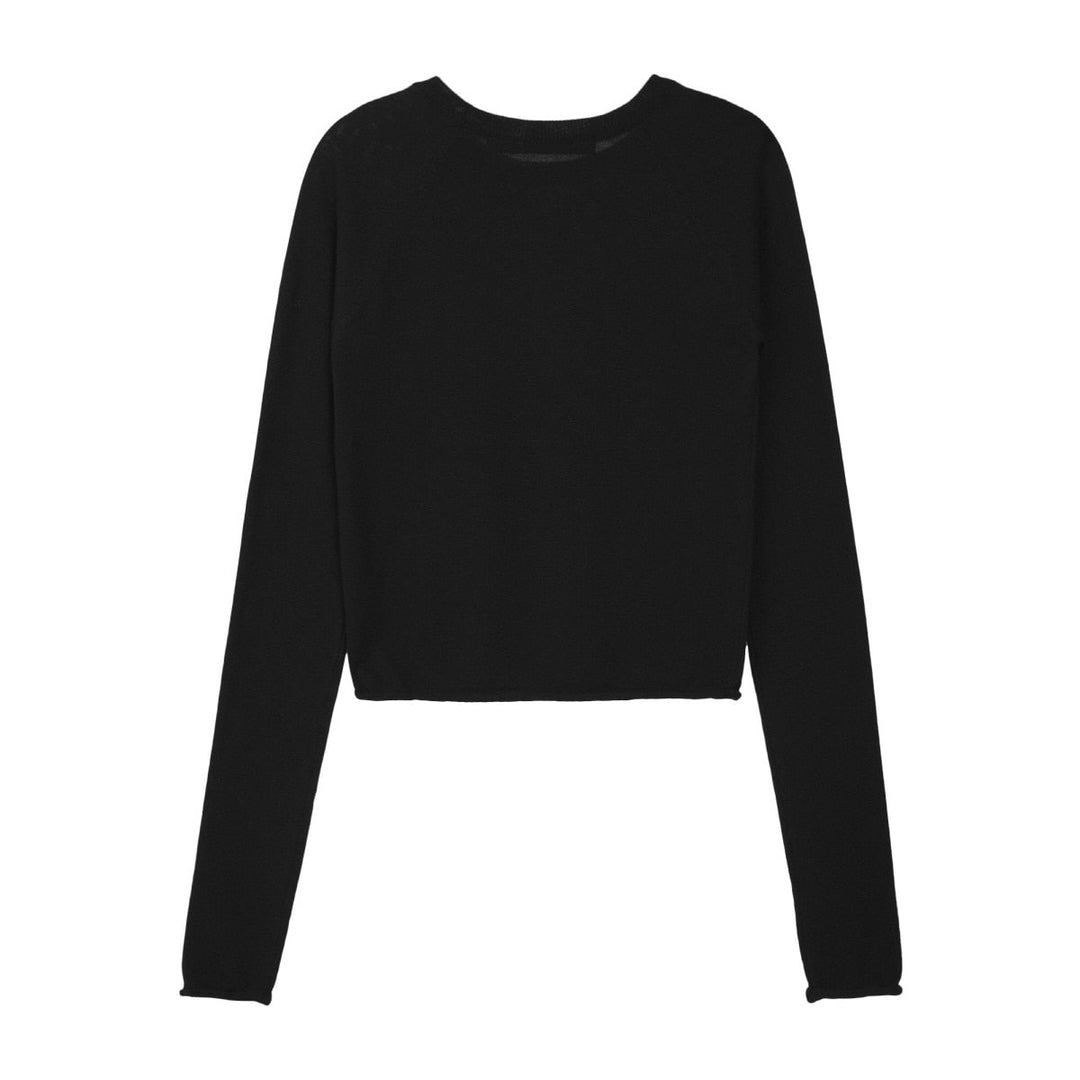Raglan Long Sleeve Knit Top