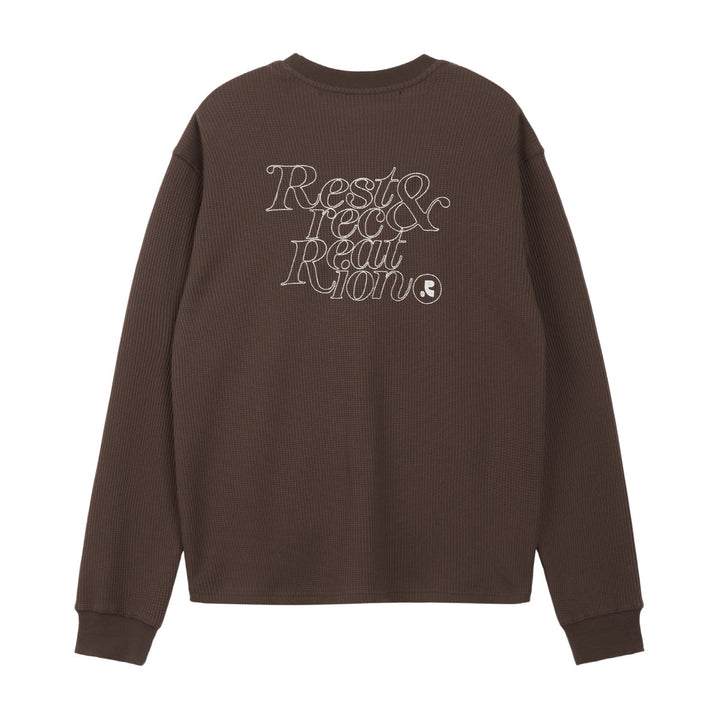 Waffle Crewneck T-Shirt