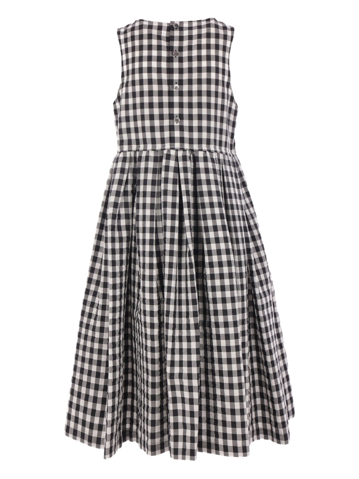 Polyester Ramie Rayon Gingham Dress