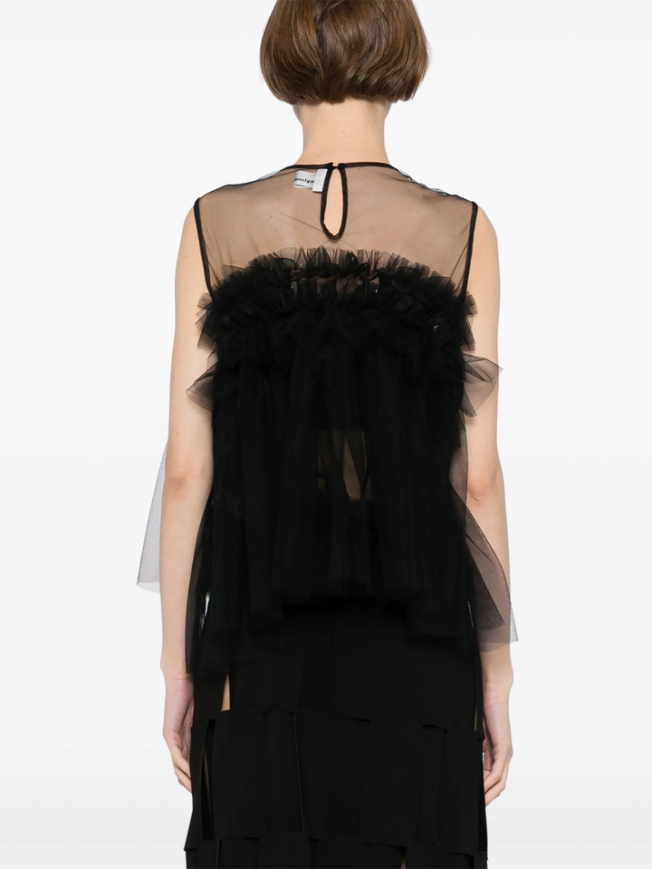 Nylon Tulle Blouse