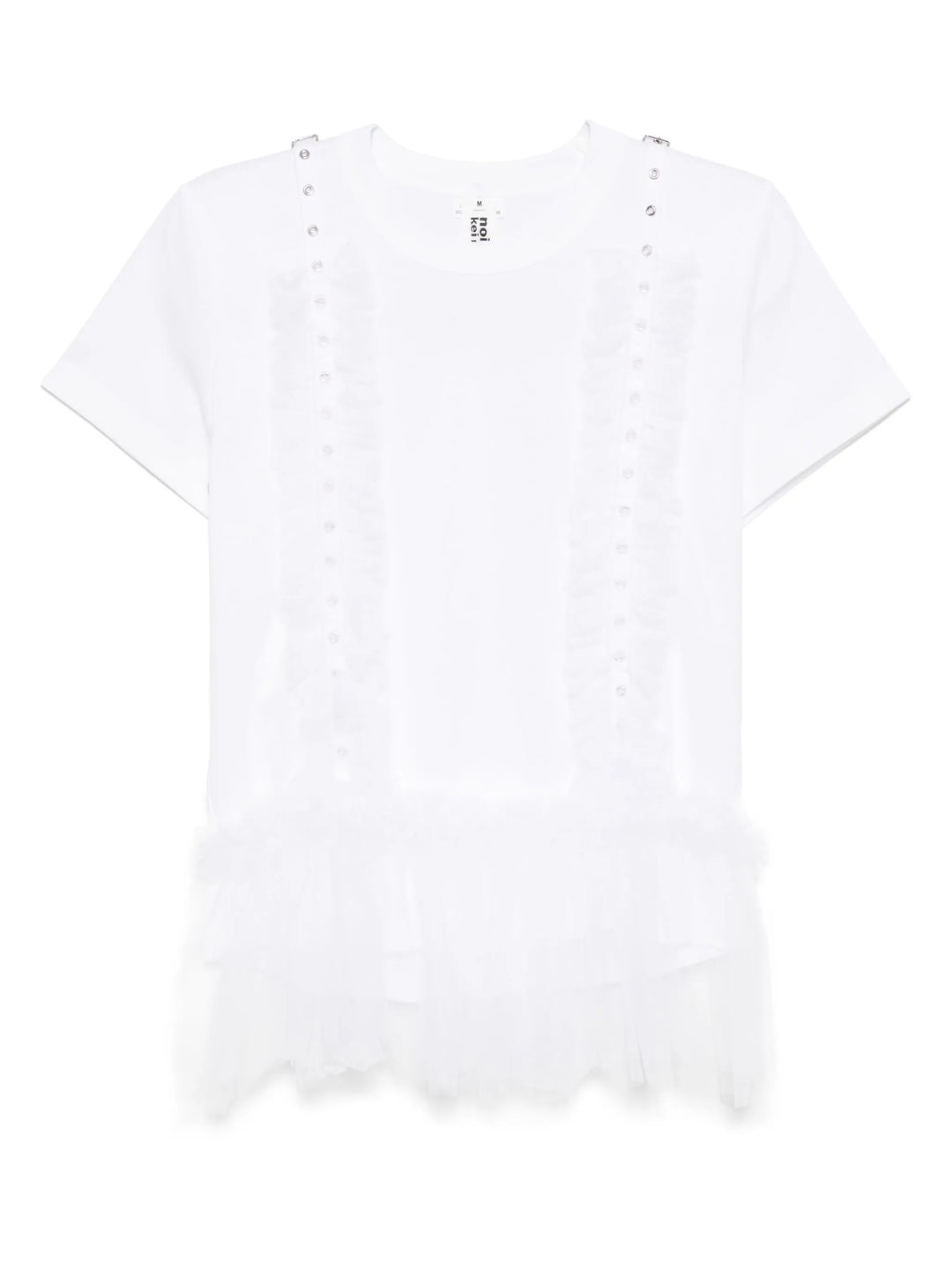 Cotton Ponte X Tulle T-Shirt