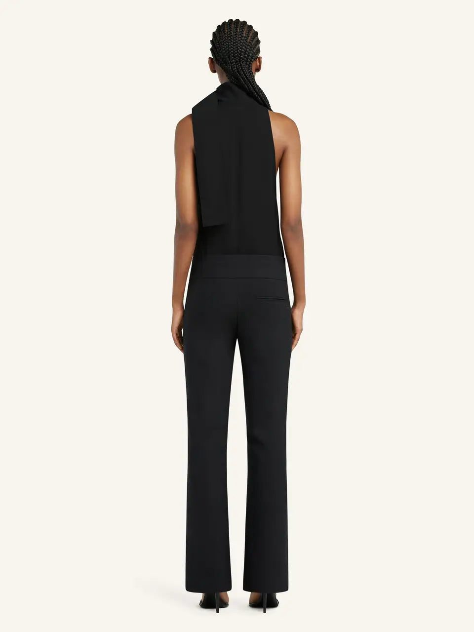 Scarf Mockneck Blouse