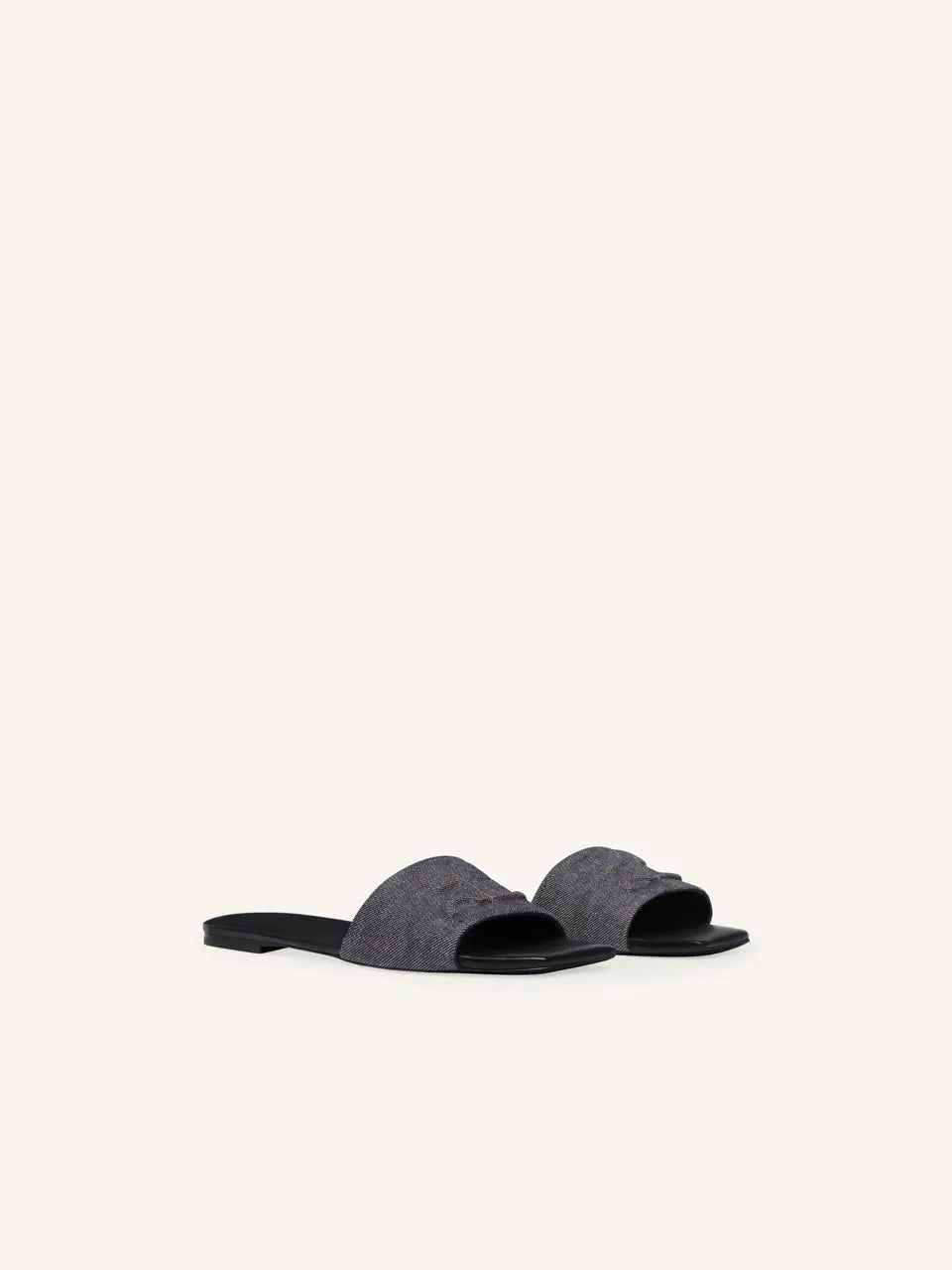 Heritage Shadow Denim Slides