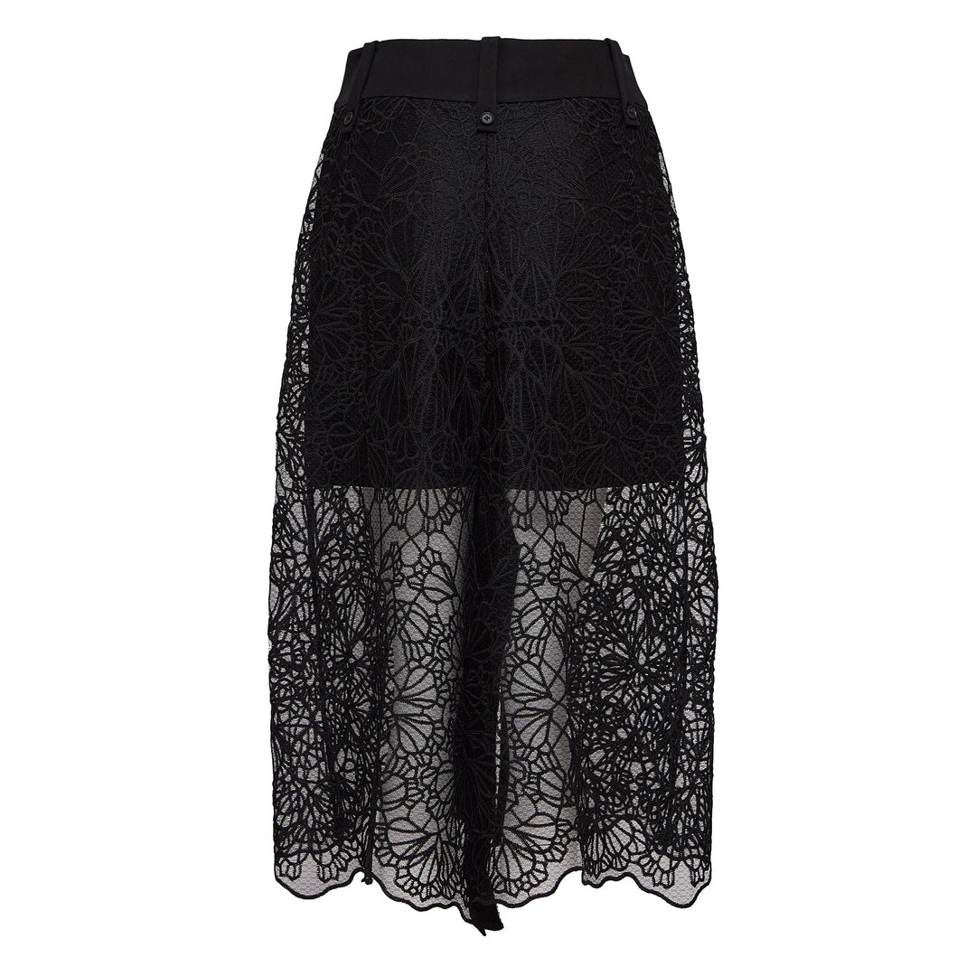 Embroidered Lace Skirt