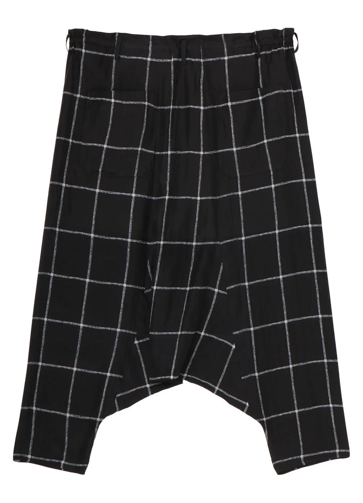 Plaid Sarrouel Pants