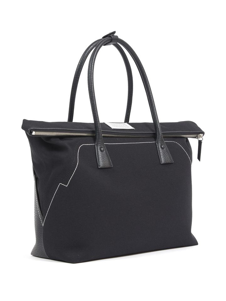 Shopping Large Embossed Grain Tote