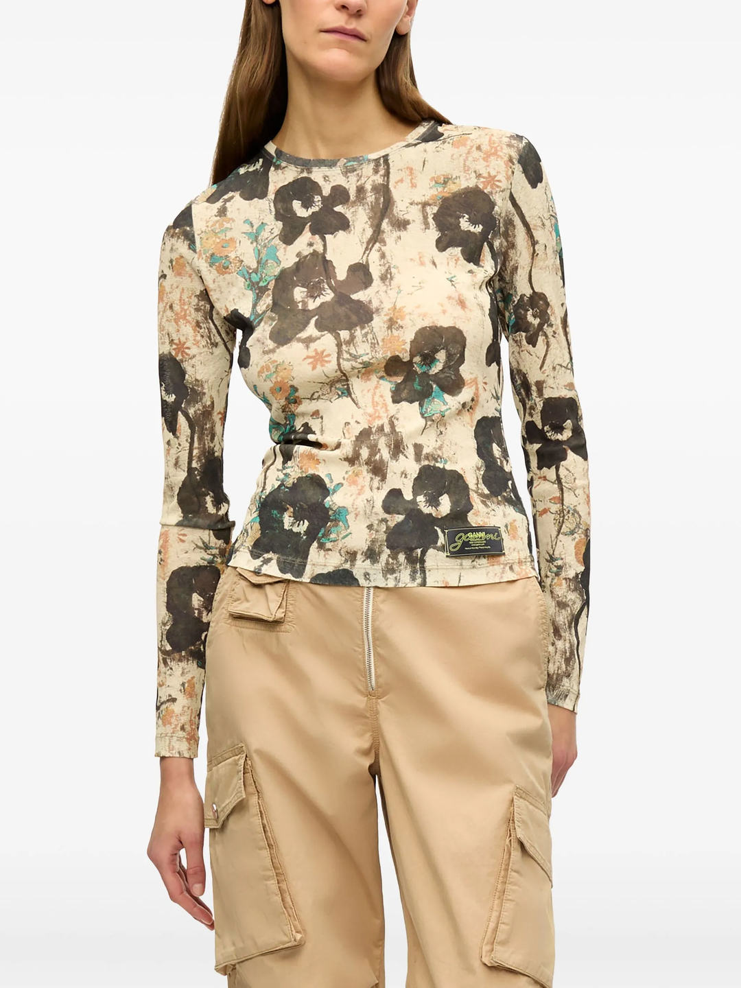 Washed Cotton Twill Pants