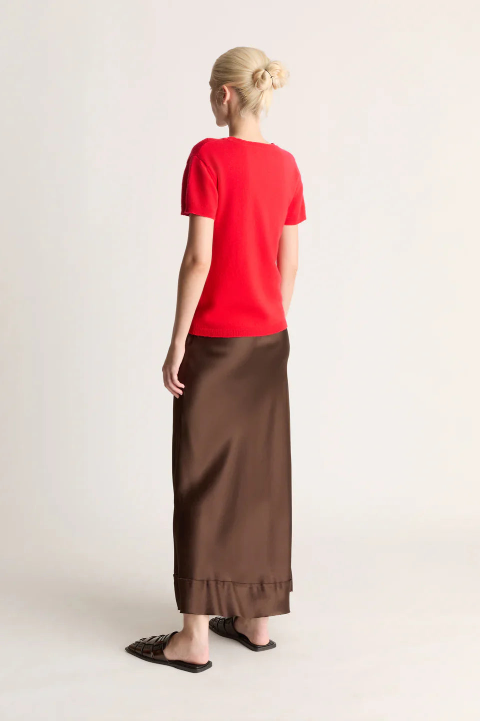 Stella Silk Satin Skirt