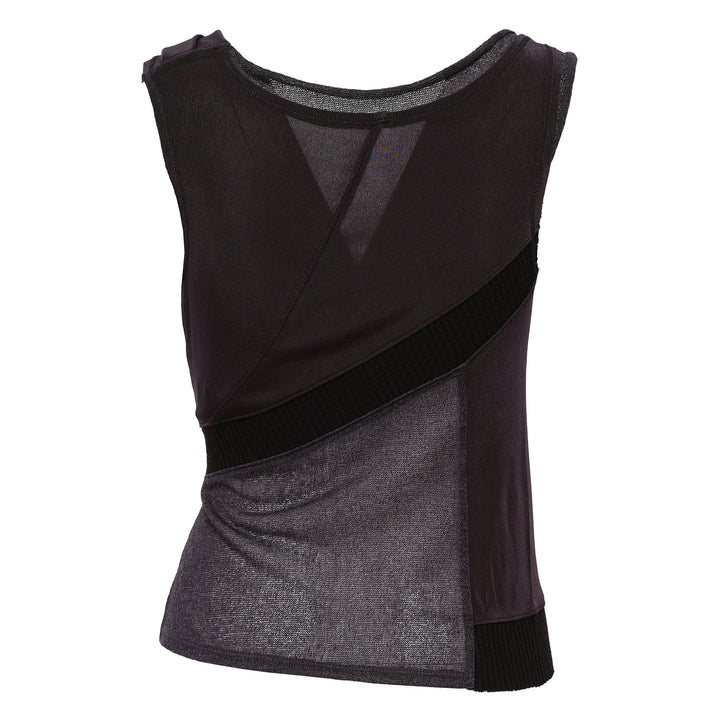 Panel Cowl Back Top