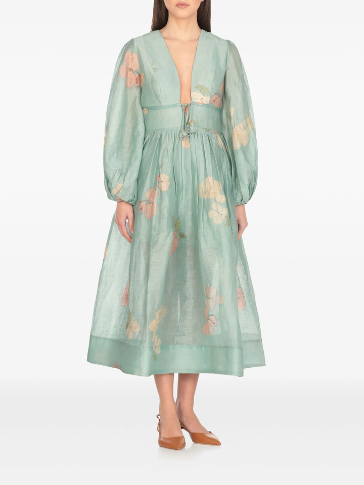Illuminate Drawn Billow Dress