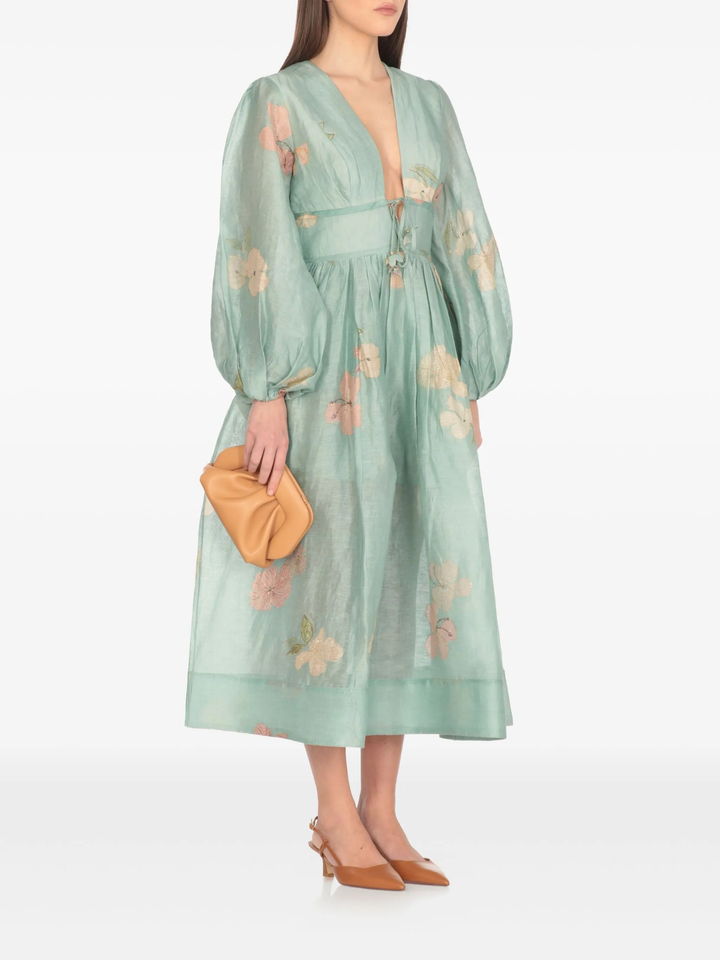 Illuminate Drawn Billow Dress