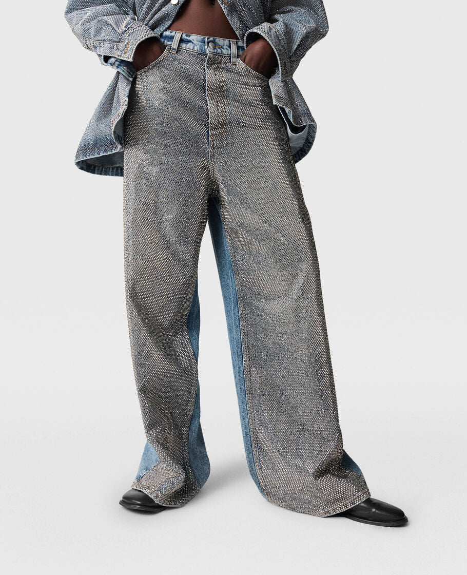 Hotfix Wide Leg Jeans